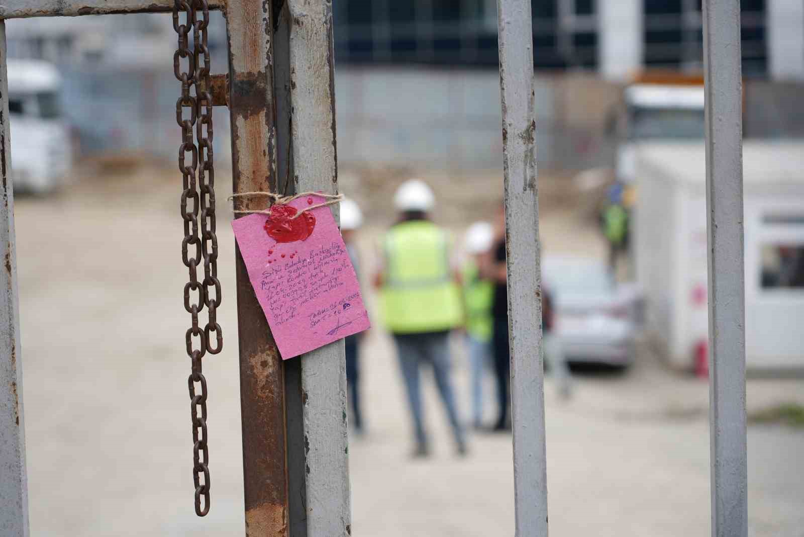 şişli’de rezerv yapı alanındaki inşaat alanı mühürlendi
