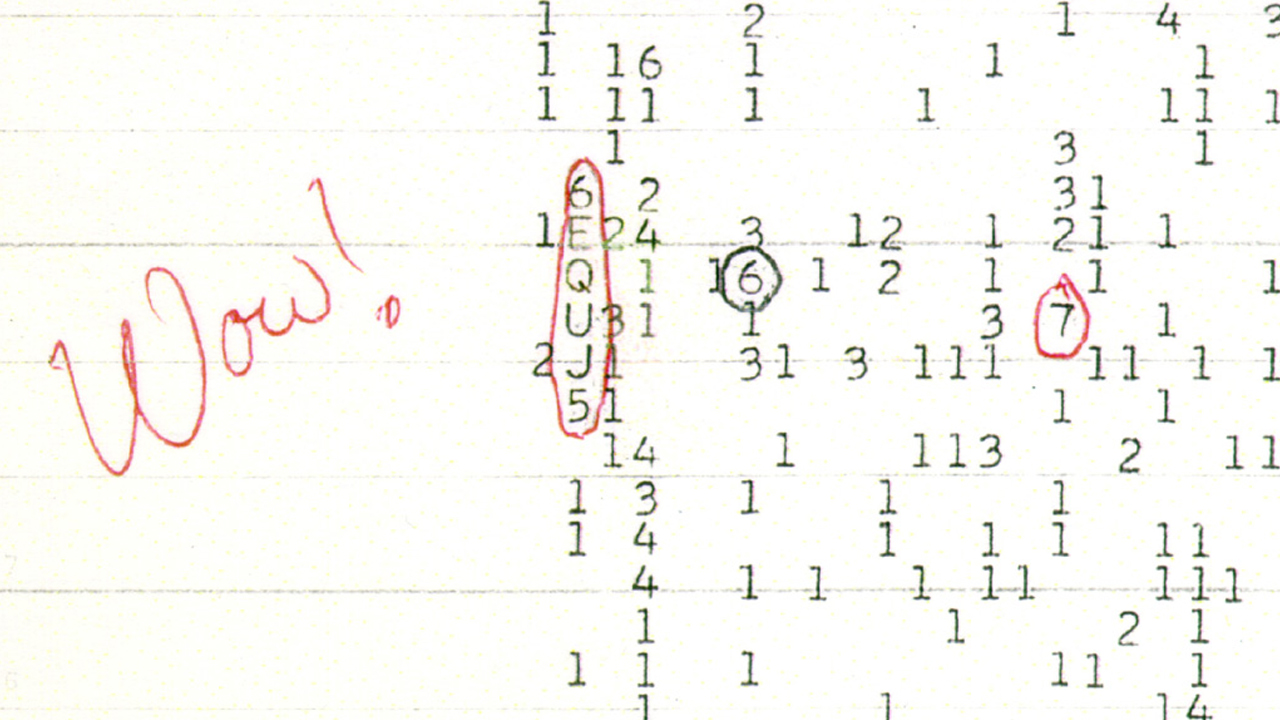 <p>In 1977, a powerful radio signal was detected by the Big Ear telescope in Ohio. The signal, which lasted for just 72 seconds, was so strong and unusual that astronomer Jerry R. Ehman circled it on the computer printout and wrote “Wow!” next to it. Despite numerous attempts to locate the signal’s source, no one has been able to explain its origin or detect it again.</p>