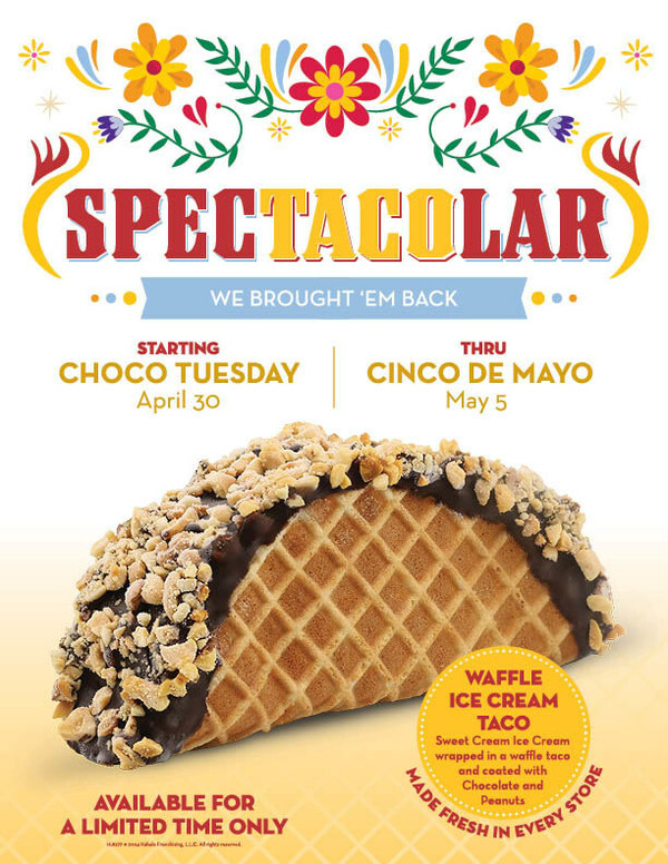 cold stone is launching a spin on the discontinued choco taco