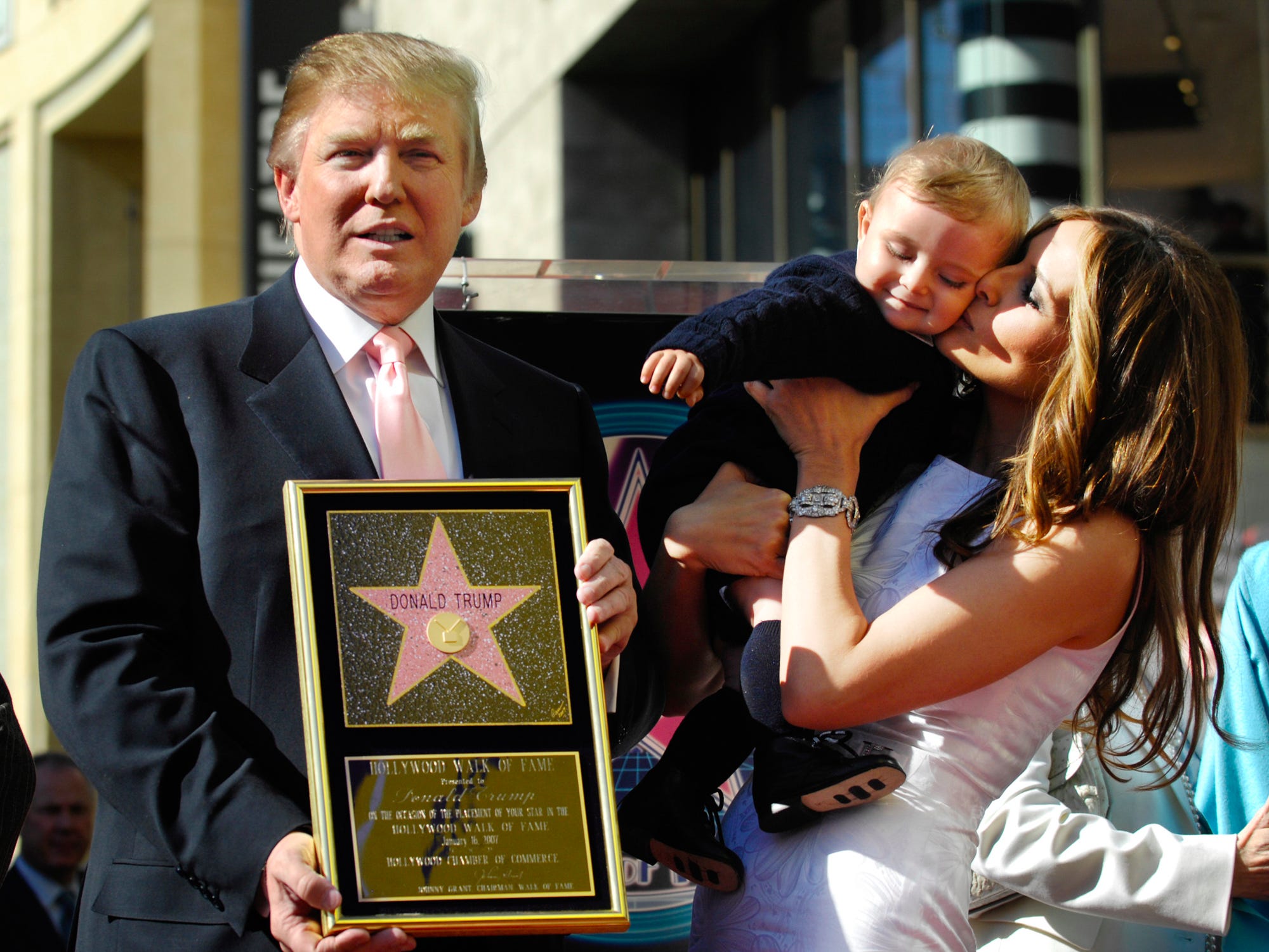 <p>While the Trumps have staff to help with cooking and housework, Trump told <a href="https://www.businessinsider.com/melania-trump-full-time-mom-2018-1">People magazine</a> in 2018 that she's a "hands-on" mom who didn't hire a traditional nanny. <a href="https://pagesix.com/2015/10/06/donald-trumps-son-does-in-fact-have-a-live-in-nanny/">Page Six</a> reported that the Trumps did, in fact, have a live-in nanny.</p>