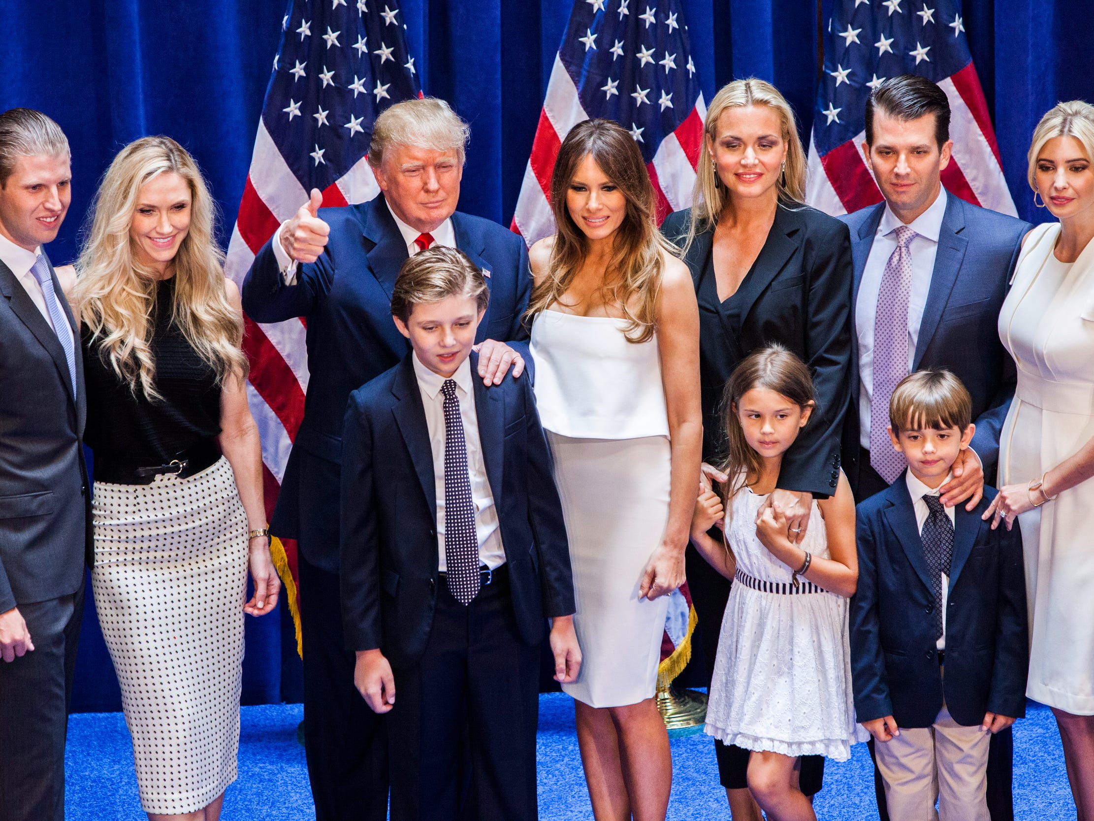 <p>Melania Trump and Barron, however, did not immediately move to the White House, staying in New York City until the end of Barron's school year. It was a pricey decision, with <a href="https://www.businessinsider.com/secret-service-cost-trump-2017-3">security costing roughly $27 million</a>.</p>