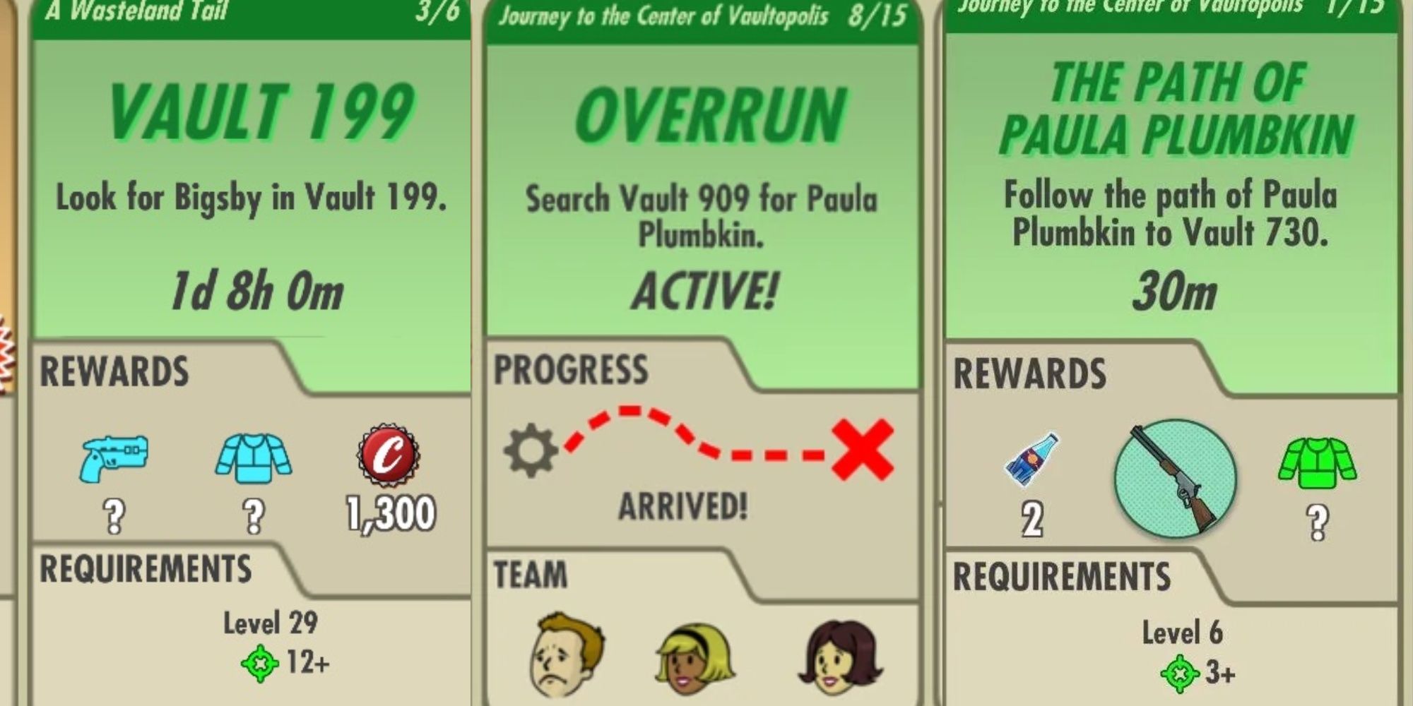 android, best quests in fallout shelter