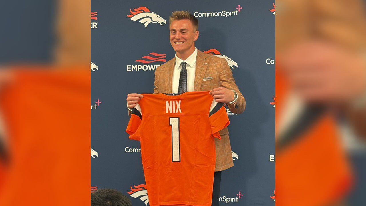 Denver Broncos Introduce QB Bo Nix