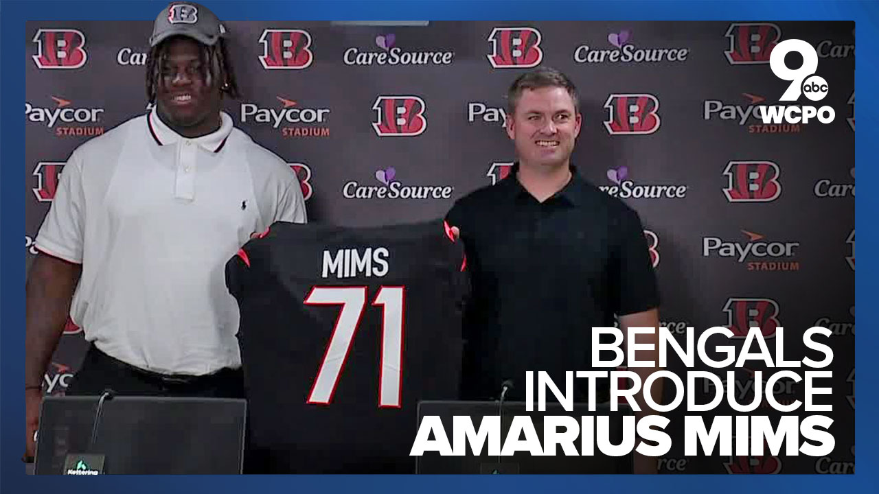 Bengals Introduce First Round Draft Pick Amarius Mims