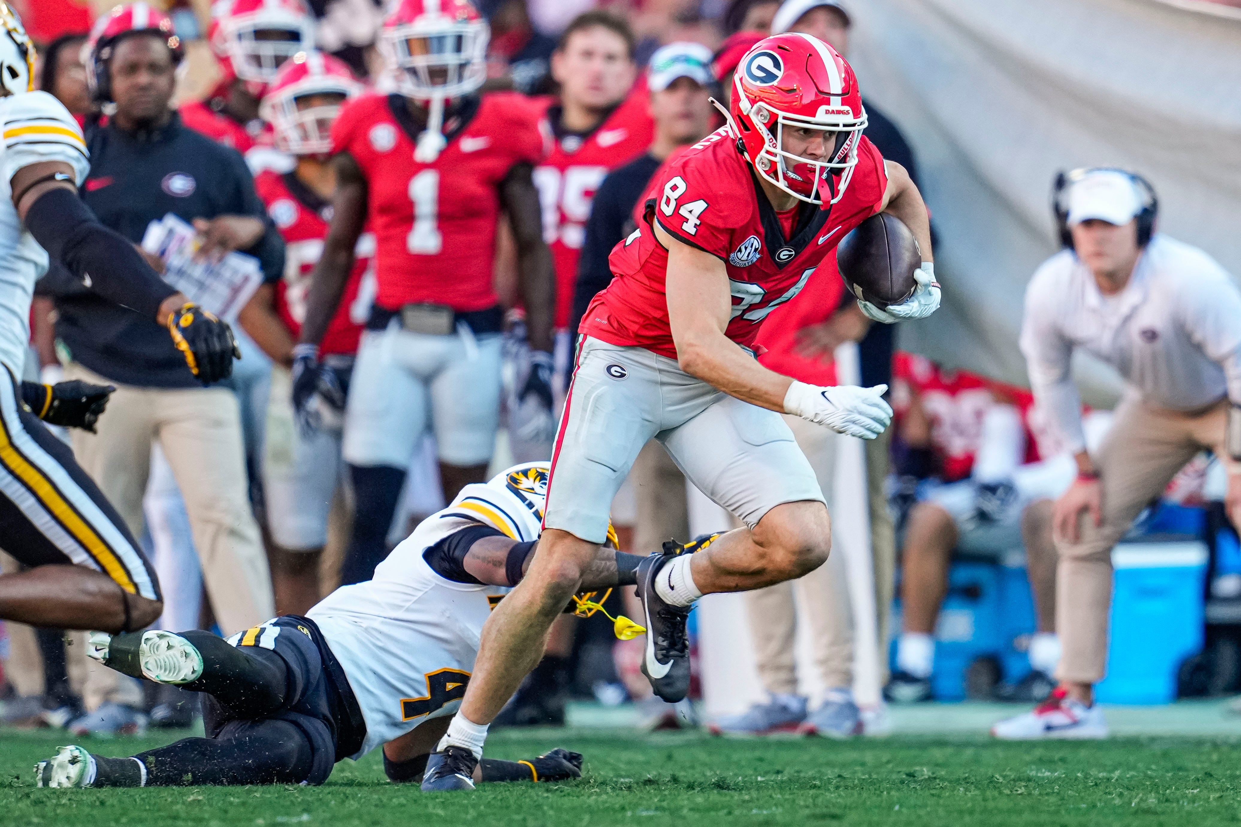 Los Angeles Chargers Select Georgia WR Ladd McConkey With The 34th ...