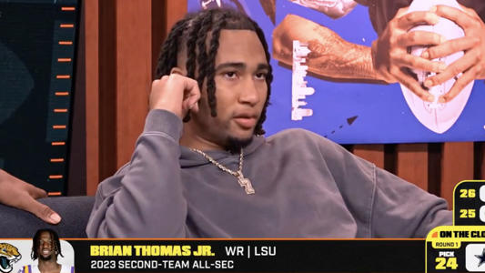National grades and reactions to the Brian Thomas Jr. pick<br><br>