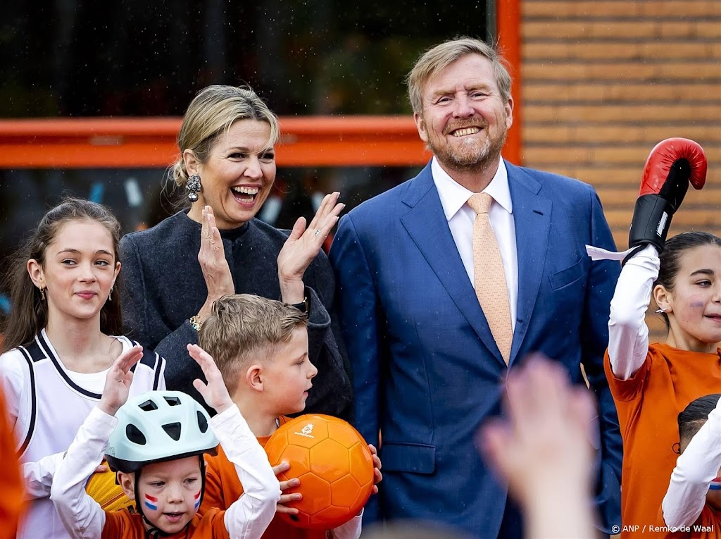 koning is trots op kinderen in hele koninkrijk der nederlanden