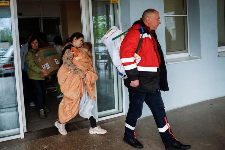 Kyiv evacuates two hospitals after Belarus KGB chief sparks airstrike fears