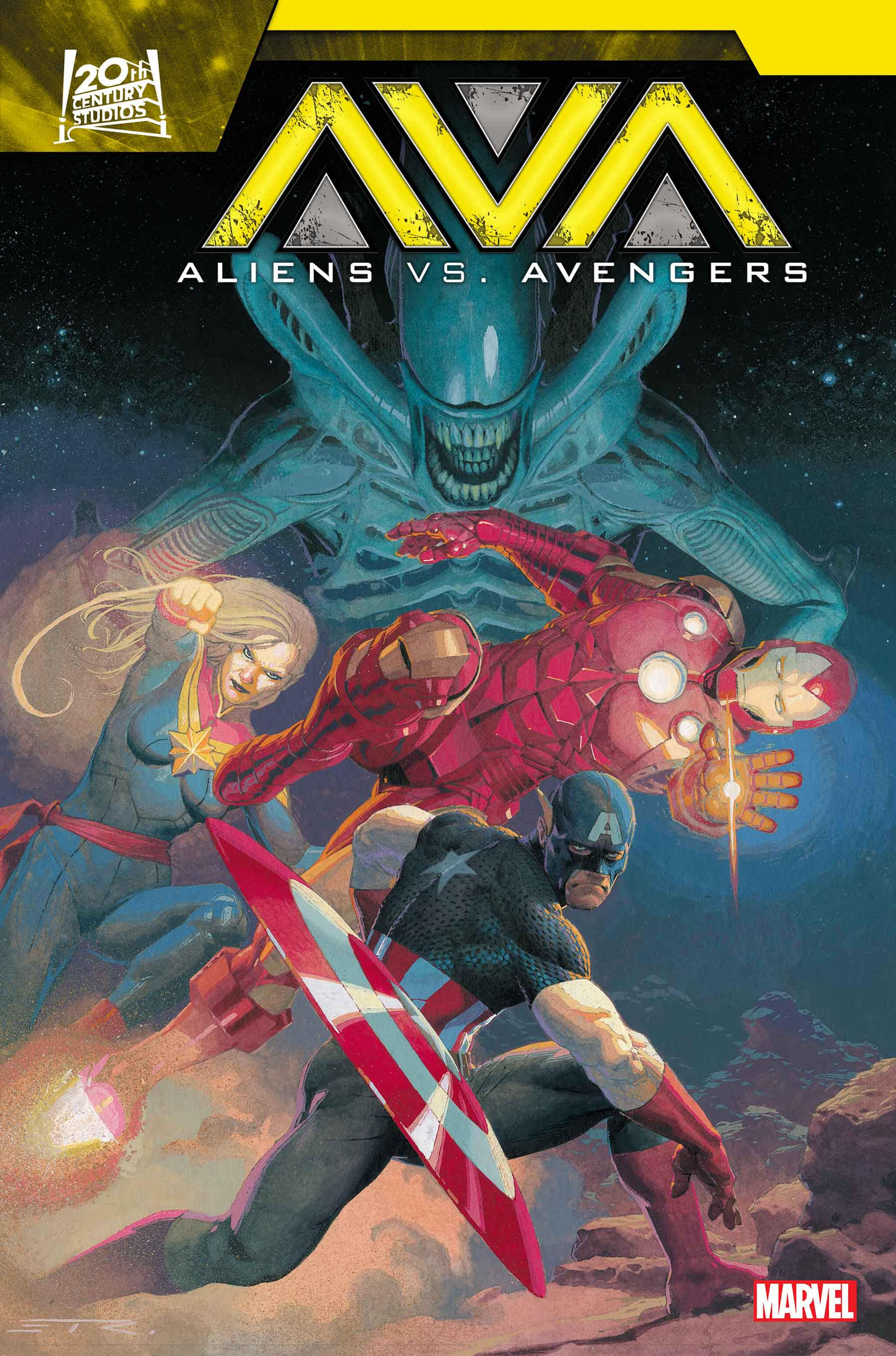 'aliens vs. avengers' pits marvel superheroes against acid-spewing xenomorphs