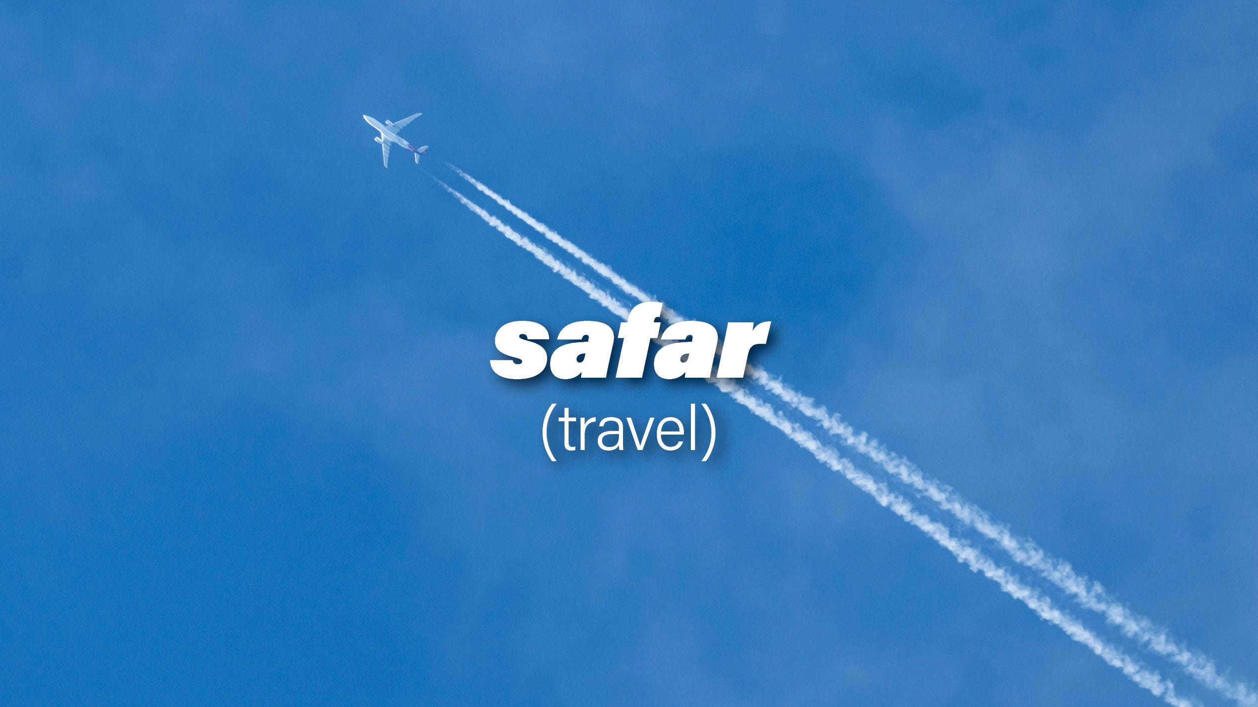 'safar': the arabic word for travel has influenced the english language