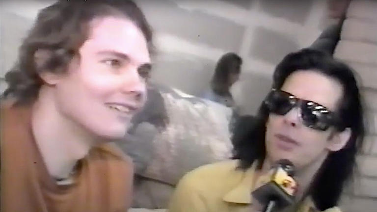  When Smashing Pumpkins' leader Billy Corgan interviewed Nick Cave for MTV at Lollapalooza 1994, it did not go well  