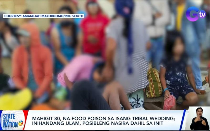 80 fall ill due to 'food poisoning' after wedding in maguindanao del sur