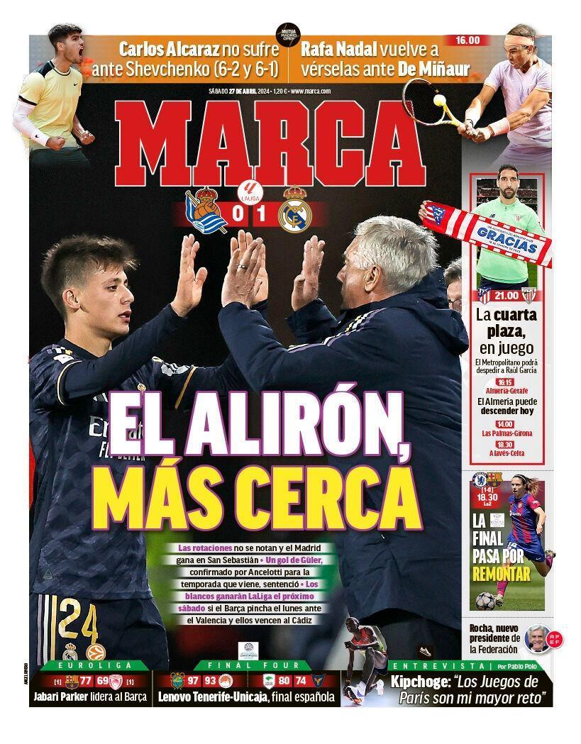 arda güler, real sociedad maçındaki performansıyla i̇spanya'da manşetlerde! ancelotti'nin teslim olduğu mücevher...