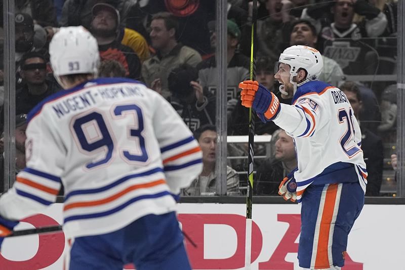 draisaitl, hyman lead oilers to 6-1 rout of kings to take 2-1 series lead