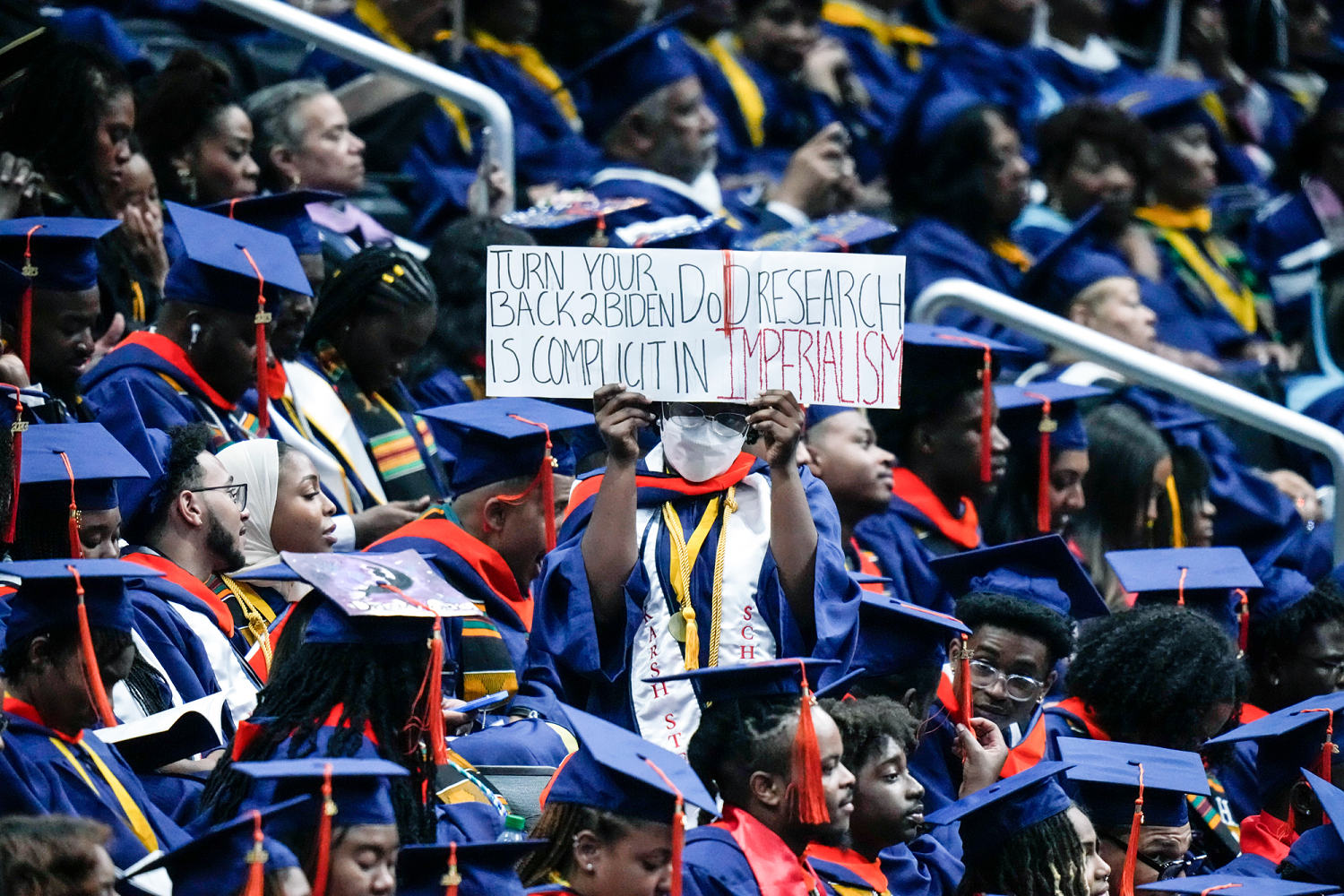 white house plans to limit biden's graduation speeches as campuses erupt in protests