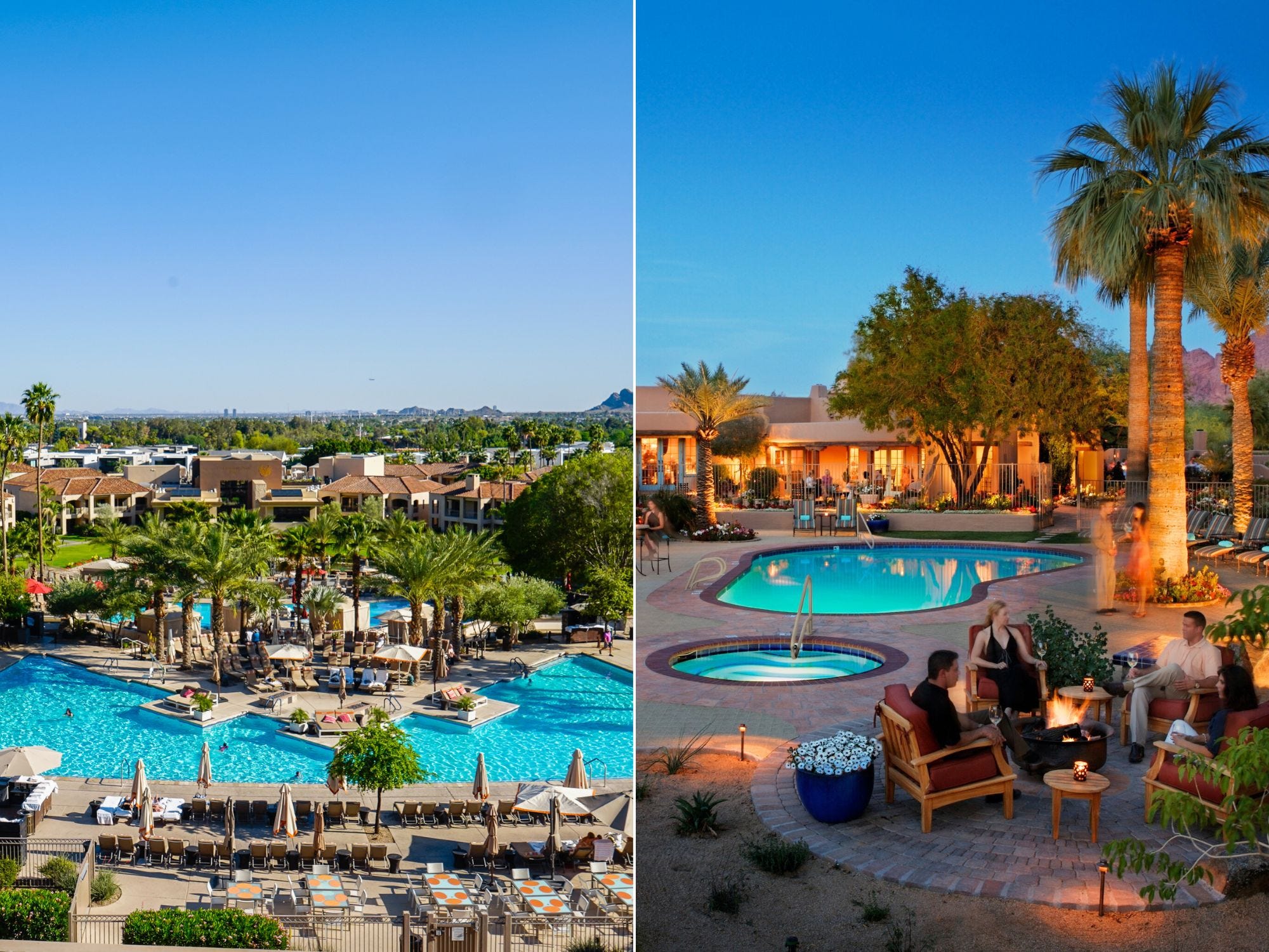 <ul class="summary-list"><li>Scottsdale, Arizona, has become a popular destination for luxury travelers.</li><li>The Phoenician and Hermosa Inn are among Arizona's top luxury hotel offerings.</li><li>I stayed in both and had two completely different experiences.</li></ul><p>Arizona is a hot spot for <a href="https://www.businessinsider.com/what-travelers-splurge-on-for-vacation-trends-2023-11">luxury travelers</a>.</p><p>The state is known for its award-winning travel offerings, from high-end resorts and spas to pristine golf courses and awe-inspiring desert landscapes, <a href="https://www.cntraveler.com/story/arizona-resorts">Condé Nast Traveler reported in 2023</a>.</p><p>This is especially true in Scottsdale.</p><p>In 2022, the city outside Phoenix hosted roughly 11 million tourists, from day trippers to overnight visitors, who spent a total of $3.2 billion, <a href="https://www.scottsdaleaz.gov/Assets/ScottsdaleAZ/Tourism+Reports/2023+Visitor+Report.pdf">according to the city's Tourism and Events department</a>.</p><p class="gnt_ar_b_p">I recently visited the Southwest desert town and stayed at two of Arizona's four-star top hotels — <a href="https://www.businessinsider.com/guides/travel/best-hotels-scottsdale">The Phoenician</a> in Scottsdale and the Hermosa Inn in Paradise Valley, a nearby town known as "<a href="https://www.businessinsider.com/paradise-valley-arizona-wealthy-californians-moving-privacy-luxury-lower-taxes-2024-2">the Beverly Hills of Arizona</a>." </p><p class="gnt_ar_b_p">The Phoenician was named "Arizona's Leading Resort" in the <a href="https://www.worldtravelawards.com/about">2023 World Travel Awards</a>. It also received the Forbes Travel Guide Four-Star Award in 2024 for the 22nd time in a row, <a href="https://www.thephoenician.com/awards-accolades/">according to the hotel's website</a>.</p><p>Meanwhile, the Hermosa Inn is a boutique establishment that <a href="https://www.travelandleisure.com/best-arizona-resort-hotels-2023-7508977">Travel + Leisure</a> named the best hotel in Arizona in 2023.</p><p>I had top-tier <a href="https://www.businessinsider.com/disney-world-private-tour-what-its-really-like-worth-it-2023-1">VIP experiences</a> at both establishments, but the vibes at each couldn't have been more different. Ultimately, I think they were made for two different vacations.</p><div class="read-original">Read the original article on <a href="https://www.businessinsider.com/arizona-best-hotels-phoenician-scottsdale-hermosa-inn-paradise-valley-photos-2024-4">Business Insider</a></div>