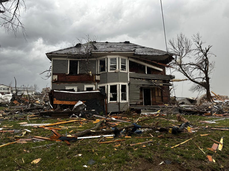 KSN Storm Tracker Jacob Honeycutt shows damage from tornadoes in Iowa