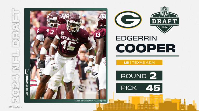 Green Bay Packers receive A+ grade for drafting Edgerrin Cooper