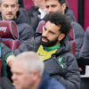 Mo Salah left on the bench as Liverpool’s title hopes hit further at West Ham<br>