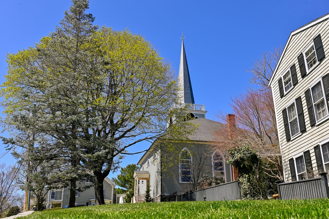 St. Michael's Episcopal Church in Marblehead, constructed in 1714 and is New England's oldest Episcopal church building, Friday, April 26, 2024.