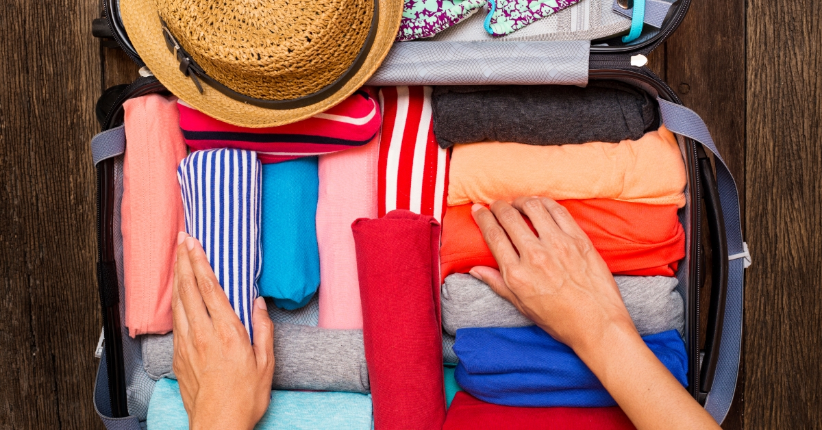 <p> If you’re having a hard time whittling down the clothes in your suitcase, give yourself more options by preparing a capsule wardrobe.  </p> <p> There are plenty of ways to design a capsule wardrobe, but generally, it includes a couple of shirts, blouses, sweaters, dresses, pants, and one to two dressy options that are interchangeable when putting together outfits — making it a great option for lengthy trips.  </p>