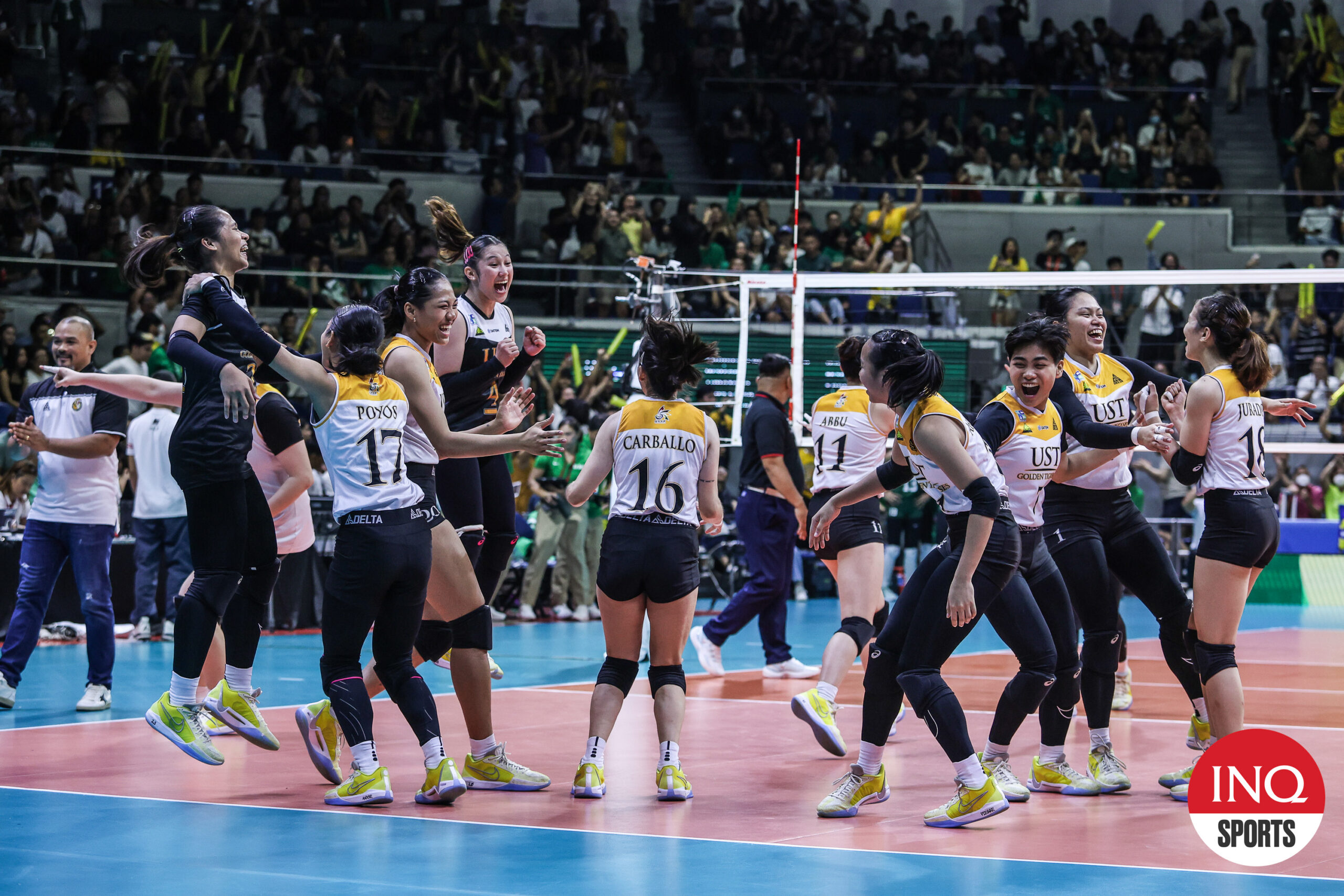 uaap: ust clinches twice-to-beat after repeating over la salle