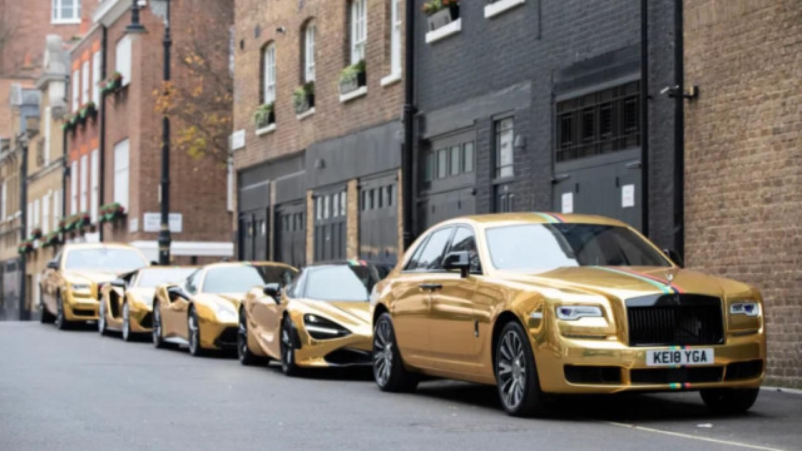 ο σαουδάραβας με τα χρυσά αυτοκίνητα στο λονδίνο (video)