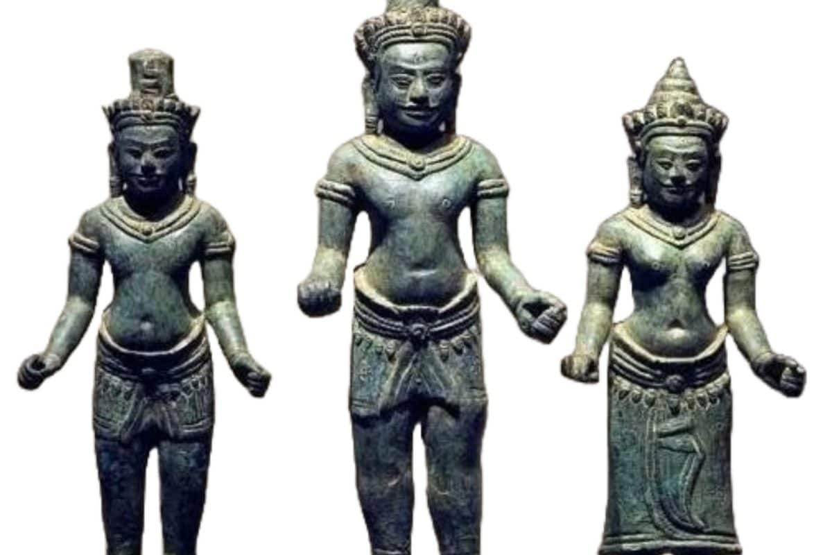 new york returns ancient shiva statue, relics seized from indian-american smuggler to cambodia, indonesia