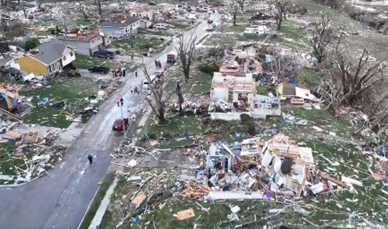 tornados richten in den usa schwere schäden an: hunderte häuser beschädigt
