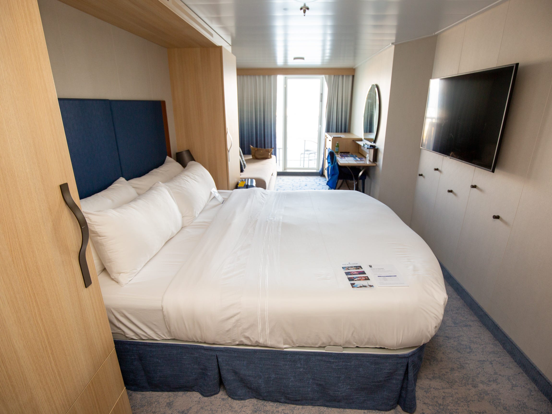 <p>Icon's cheapest balcony cabins are currently $900 more than the most affordable ones on Wonder — an almost $130 per person and day difference.</p><p>Based on the quality of the staterooms alone, if you prioritize functionality, comfort, and affordability over modern decor, consider saving money and going with the <a href="https://www.businessinsider.com/review-royal-caribbean-wonder-of-the-sea-cruise-ship-photos-2023-1">two-year-old ship</a>.</p>