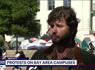 Pro-Palestinian protesters camp in tents at 40 top US universities<br><br>