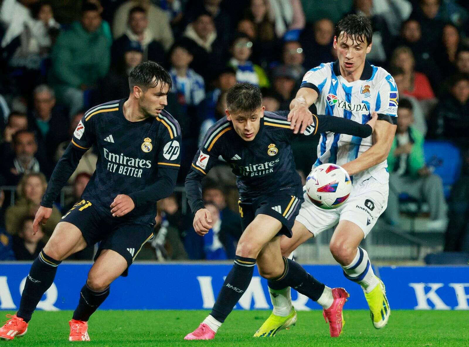 'spectacular' real edge closer to la liga title with gritty win at sociedad