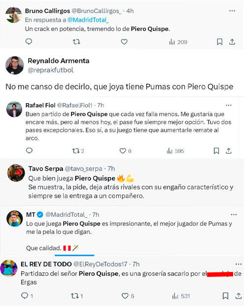 Hinchas De Pumas Exigen Que Piero Quispe Nunca Sea Sustituido Es Una Grosería Sacarlo 8606