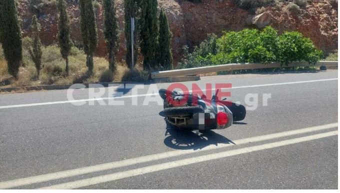 κρήτη: νεκρή σε τροχαίο 51χρονη οδηγός μηχανής – εικόνες από το σημείο του δυστυχήματος