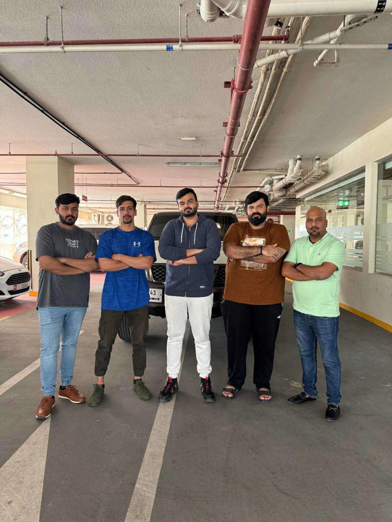 Affan Tanvir (third from left) and Suleiman second from right). Photo: Supplied