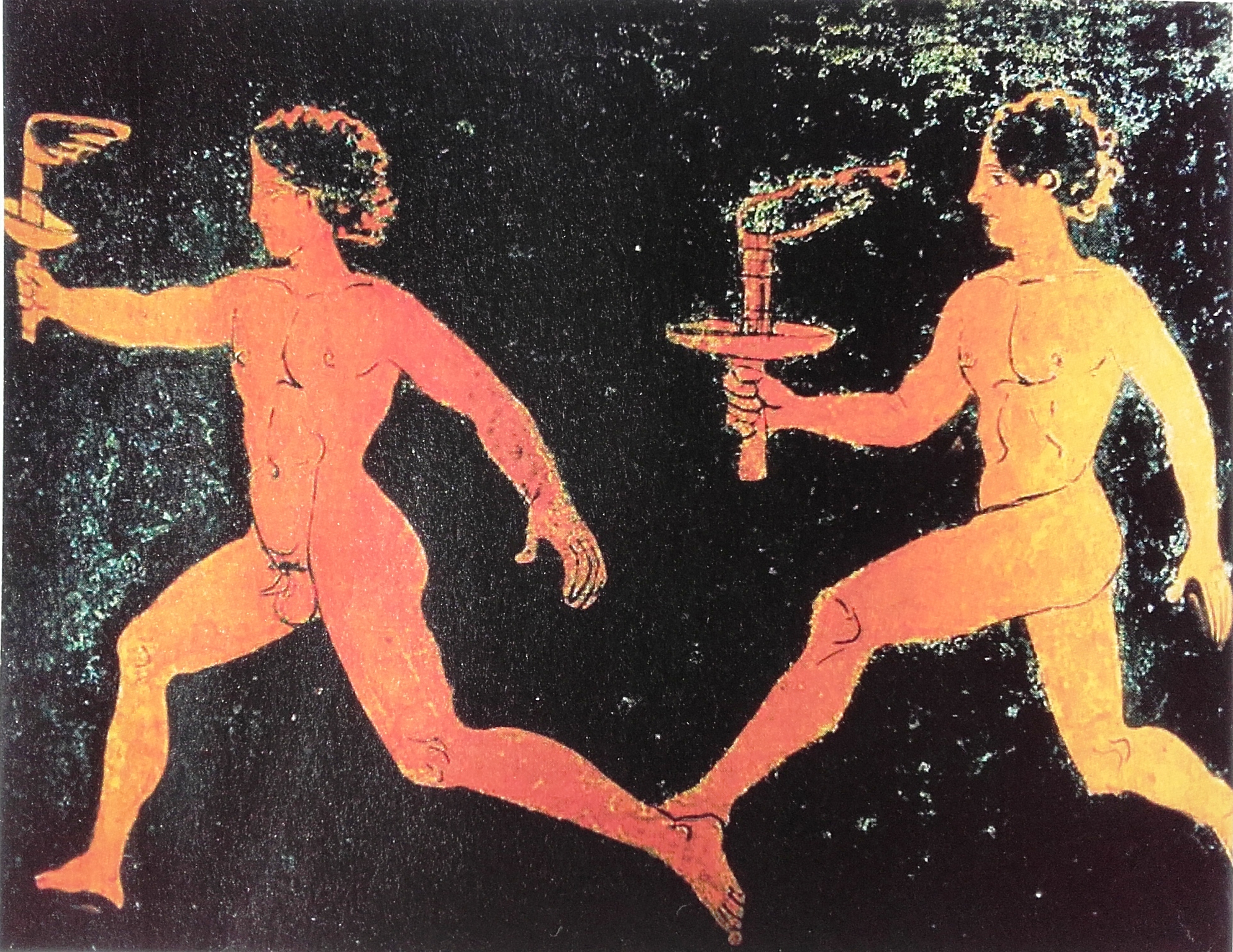 η ιστορία της αφής της ολυμπιακής φλόγας: καθιερώθηκε τον 8ο π.χ. αιώνα στην αρχαία ολυμπία με σκοπό την επιβολή της ειρήνης