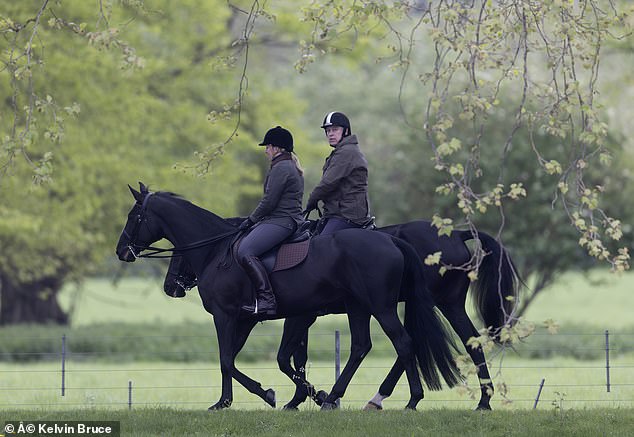 prince andrew goes for ride as king charles announced return to duties
