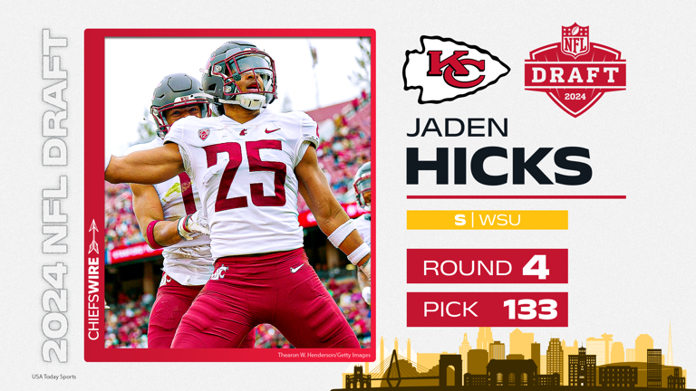 2024 NFL draft: Chiefs take Jaden Hicks with pick No. 135