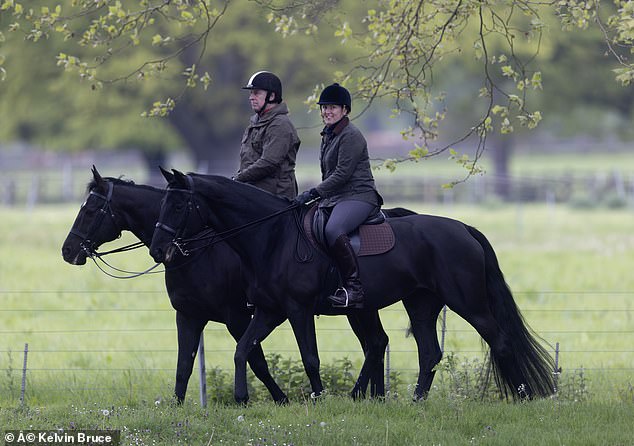 prince andrew goes for ride as king charles announced return to duties