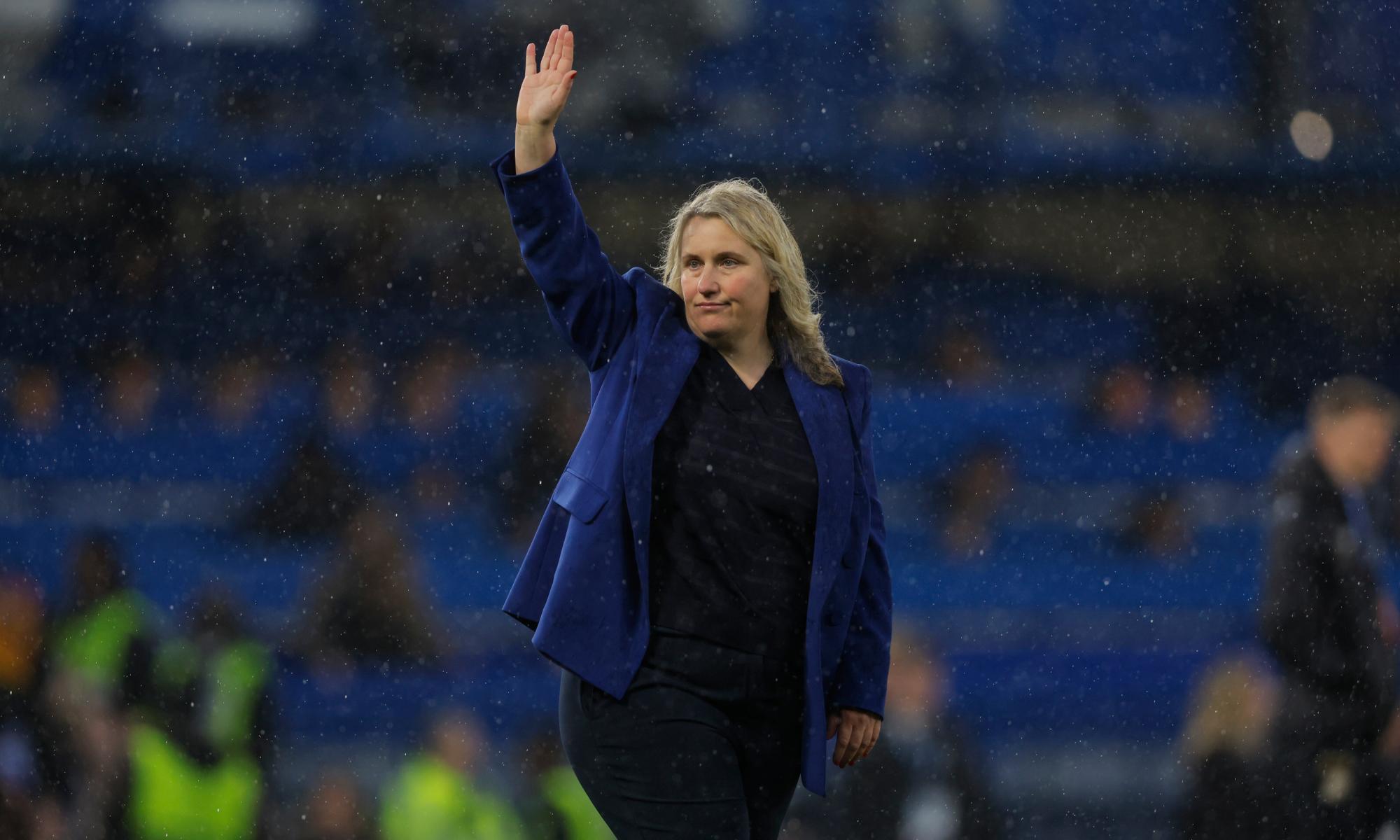 emma hayes sees champions league dreams washed away in the rain