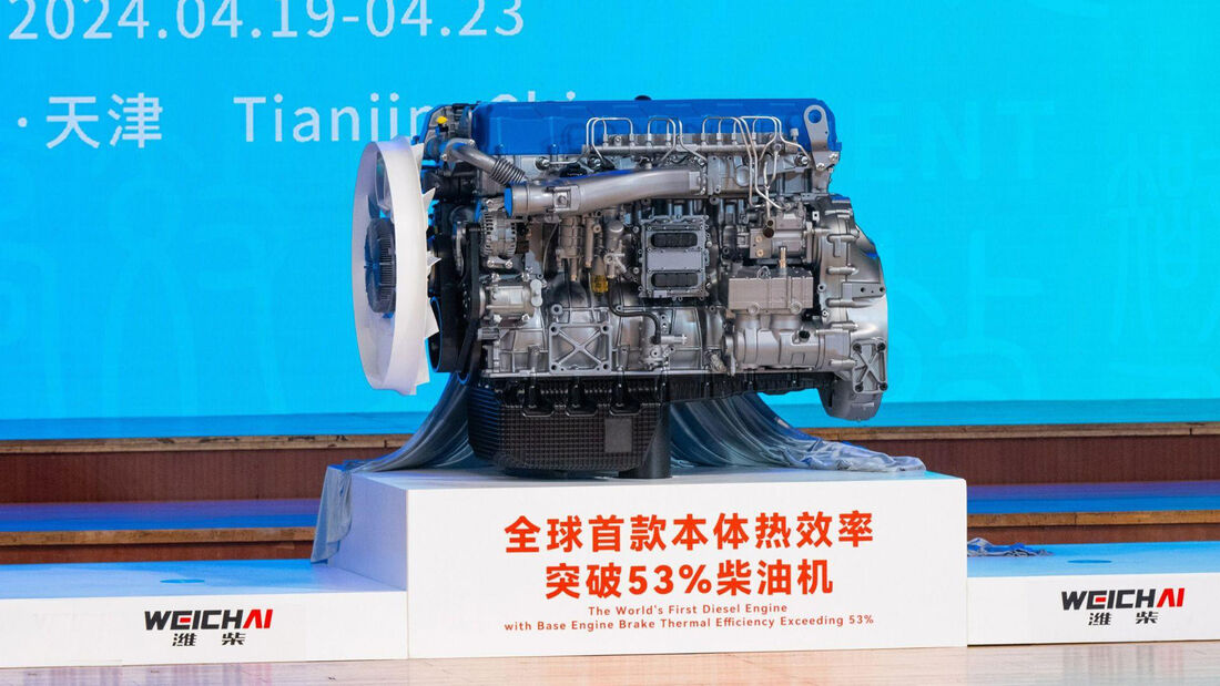 weichai power lkw-diesel: china-dieselmotor mit neuem effizienz-weltrekord