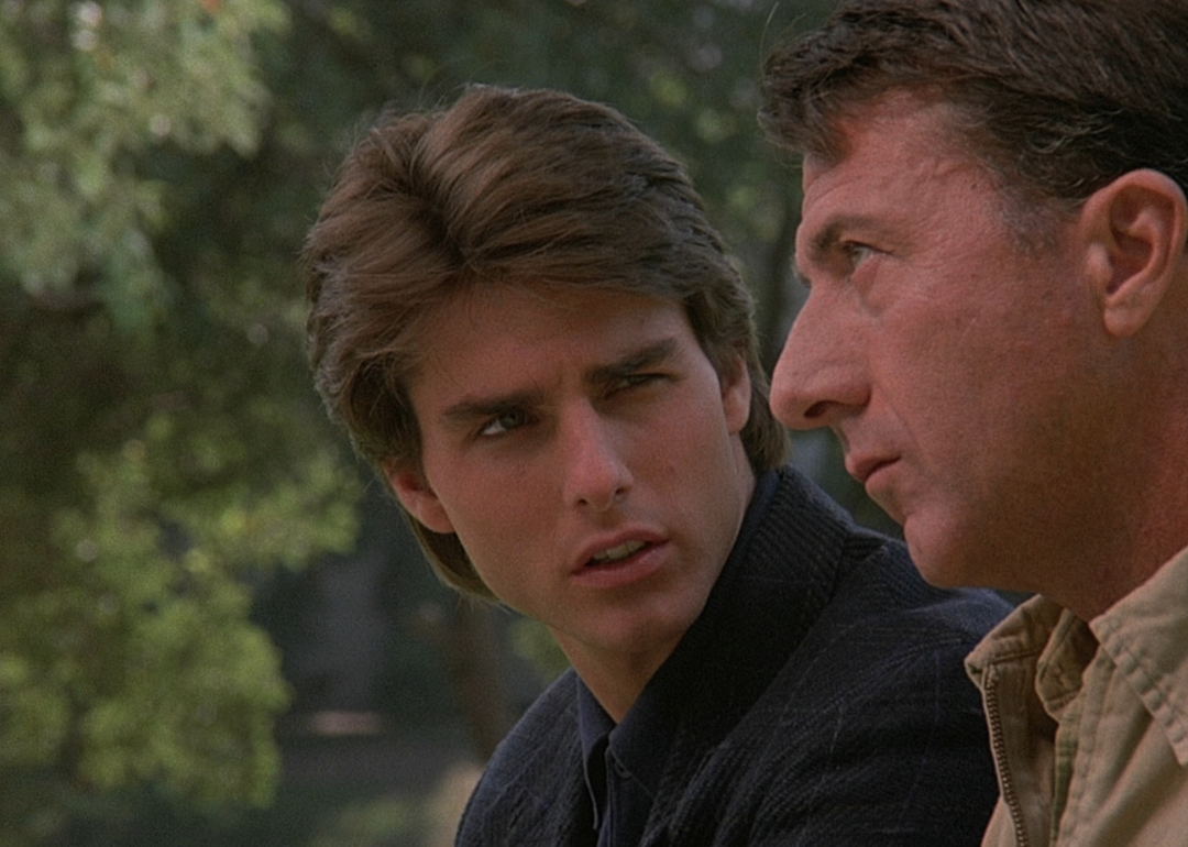 <p>- Director: Barry Levinson<br> - IMDb user rating: 8.0<br> - Metascore: 65<br> - Runtime: 133 minutes</p>  <p>On its face, "Rain Man" is a road trip movie that follows Raymond (Dustin Hoffman), an adult man on the autism spectrum, and his estranged biological brother Charlie (Tom Cruise). As the film develops, it's Cruise's eventual on-screen brotherly love with Hoffman's character that the viewer walks away remembering.</p>  <p>Charlie is a car dealer who learns that his father has left his fortune to Raymond, of whom Charlie has no memory. Throughout their cross-country trip, Charlie's frustration with Raymond gives way to love, and the two share tender moments—including one in which Cruise patiently tries teaching Hoffman's character how to dance with a woman.</p>  <p>The film swept at the 1988 Academy Awards and later garnered criticism for Hoffman's imperfect portrayal of autism and praise for elevating the experiences of people who live on the spectrum.</p>