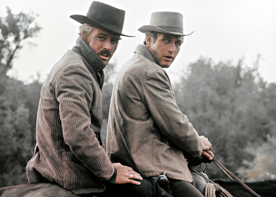 <p>- Director: George Roy Hill<br> - IMDb user rating: 8.0<br> - Metascore: 66<br> - Runtime: 110 minutes</p>  <p>"Butch Cassidy & The Sundance Kid" stars Paul Newman and Robert Redford in legendary roles as the leaders of a bank-pilfering criminal organization constantly embattled with authorities. Eventually, a love interest and an increasing police presence convince the duo to clean up their act, and the two drift apart.</p>  <p>Ultimately their new way of life turns out to be no less violent, and the two return to their outlaw ways. Newman and Redford's characters, based loosely on a true frontier tale, die by each other's side in a blaze of glory, choosing death and friendship over imprisonment or domestic life.</p>