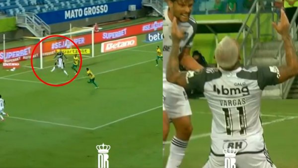 calidad intacta: así fue el golazo de eduardo vargas que puso fin a su sequía goleadora en brasil
