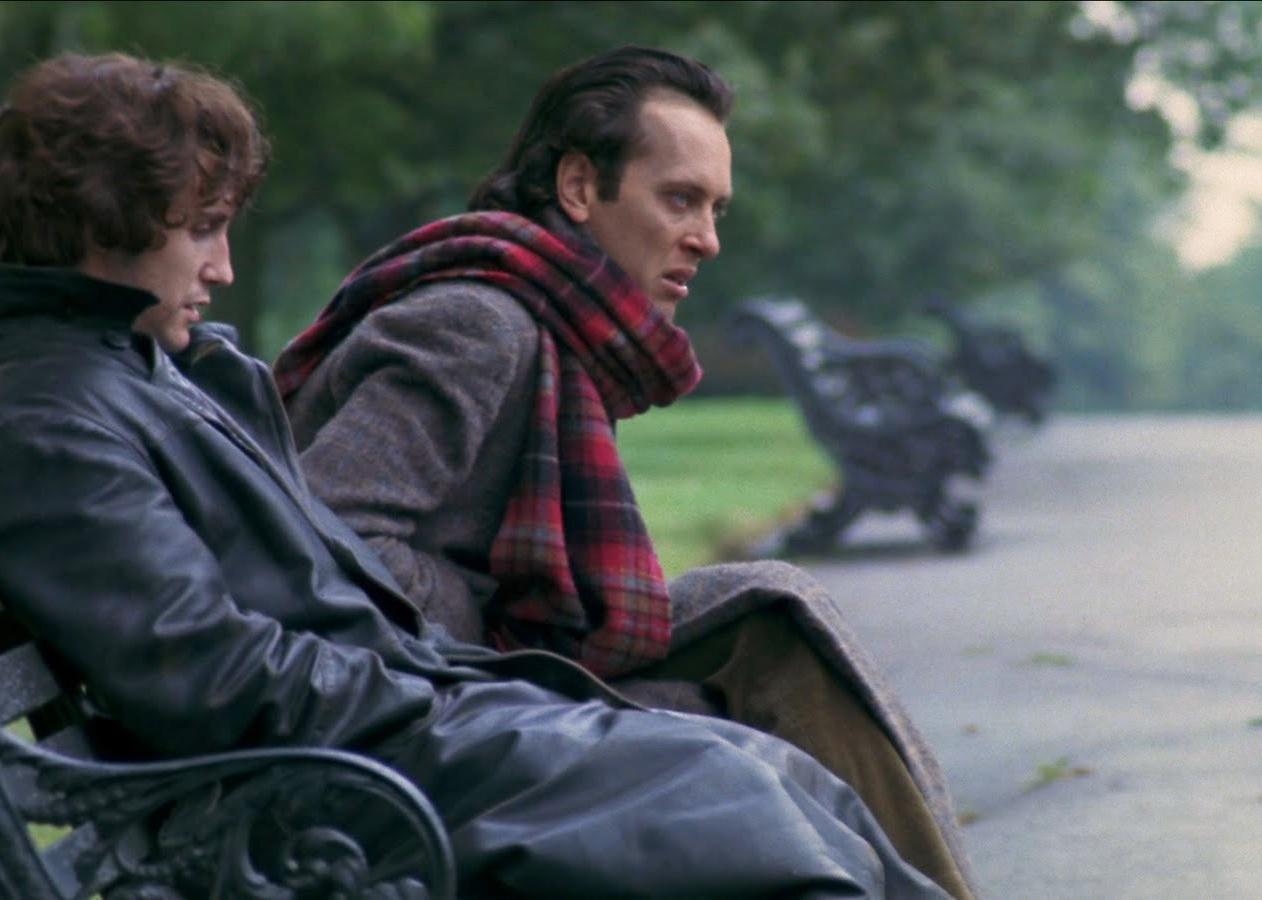 <p>- Director: Bruce Robinson<br> - IMDb user rating: 7.6<br> - Metascore: 84<br> - Runtime: 107 minutes</p>  <p>In "Withnail and I," the buddies are a pair of unemployed actors who habitually abuse various substances. The film follows them as they head out on a vacation that puts the roommates' relationship through the wringer.</p>  <p>The unnamed character Paul McGann portrays learns he's been offered a role. But his success is not shared by Withnail, performed by Richard E. Grant, and the two go their separate ways.</p>  <p>A dark comedy and a cult classic, "Withnail & I" leaves the viewer with a picture of two down-on-their-luck men who eventually learn they may have taken each other for granted. The film's source material is an even darker, unpublished novel that ends in suicide, which the director, Robinson, chose to alter for the screen.</p>  <p>   <em>This story originally appeared on ClickUp and was produced and   distributed in partnership with Stacker Studio.</em>  </p>