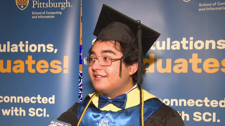 Local 17-year-old receives master's degree in computer science from Pitt