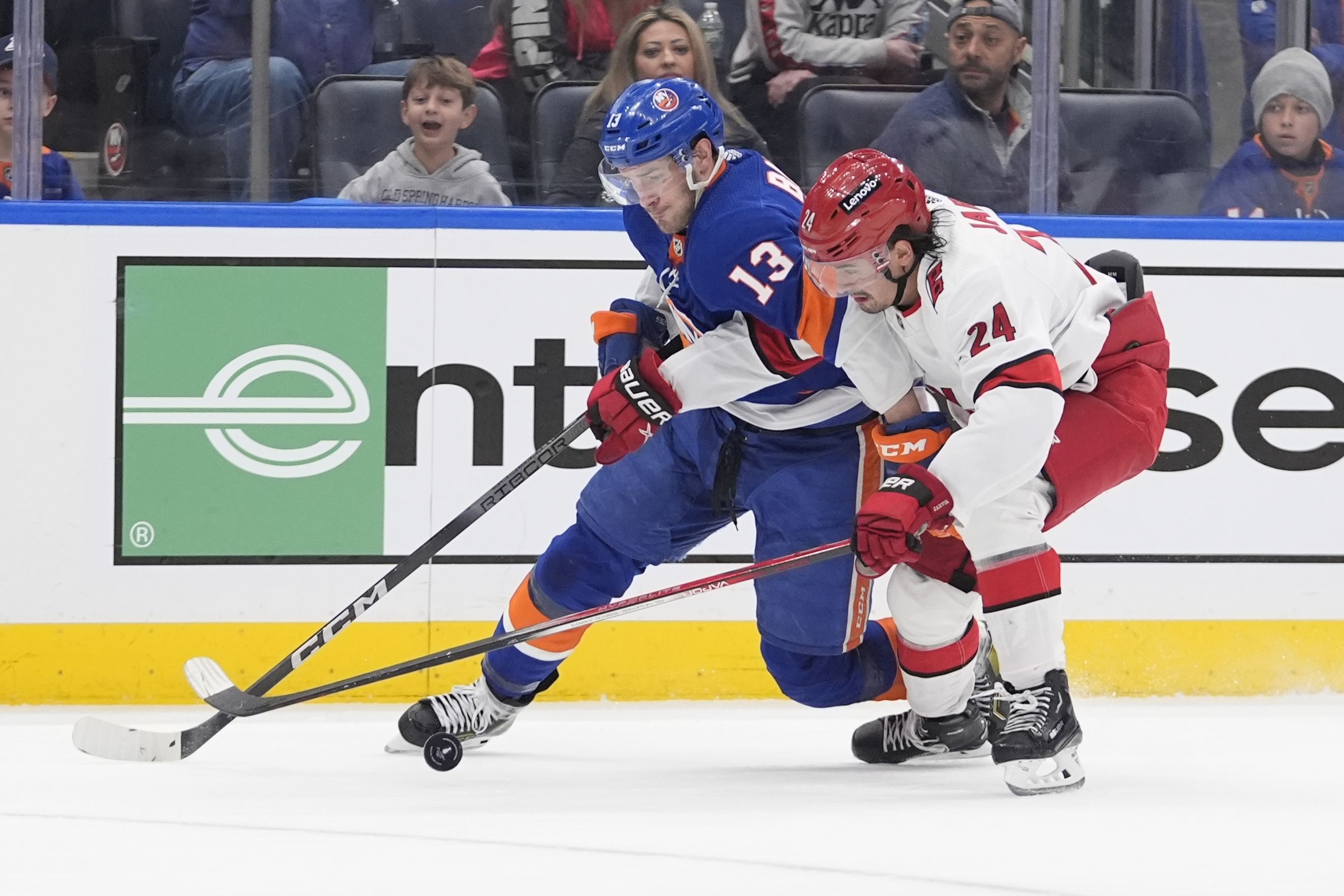 Mathew Barzal Scores In 2nd OT As Islanders Beat Hurricanes 3-2 To ...