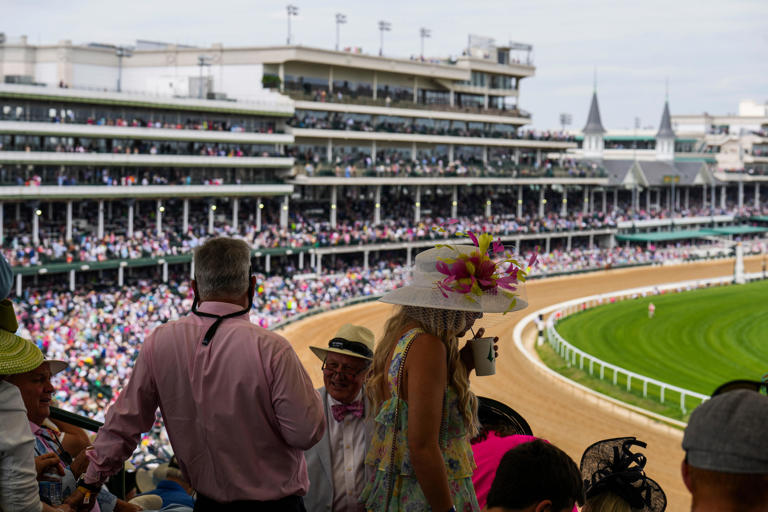 A huge crowd turned out for the 2023 Kentucky Derby at Churchill Downs in Louisville.
