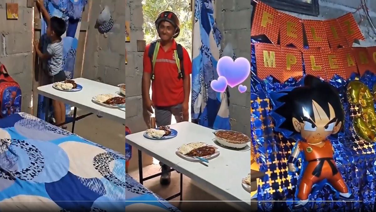 viral: niño prepara conmovedora sorpresa para su padre en su cumpleaños