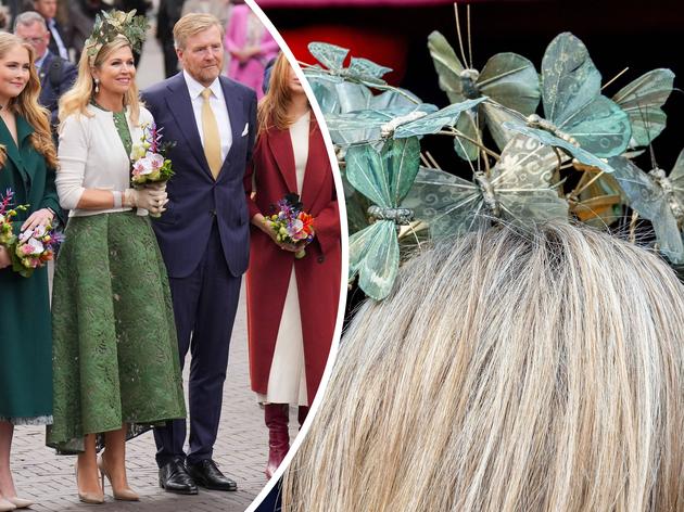 niederländische royals strahlen beim „koningsdag“ – doch königin maxima irrtiert mit kopfschmuck